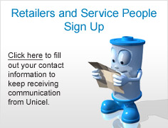 Retailers and Service People Sign Up